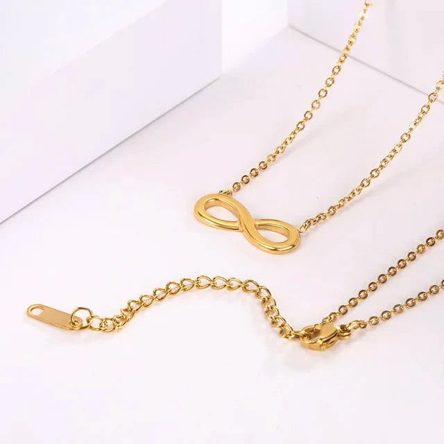 Infinity 18k Gold Anti Tarnish Necklace