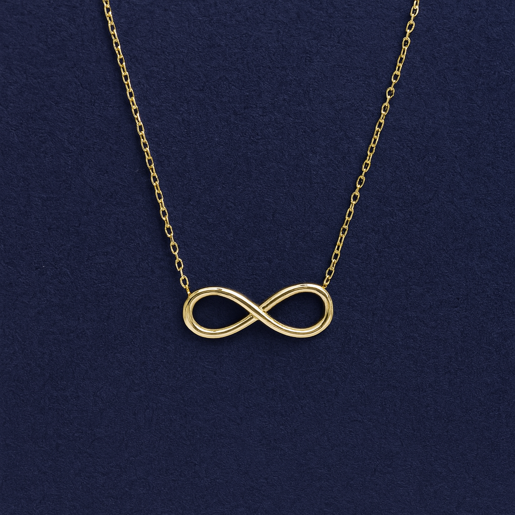Infinity 18k Gold Anti Tarnish Necklace